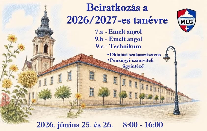 Beiratkozás a 2026/2027-es tanévre